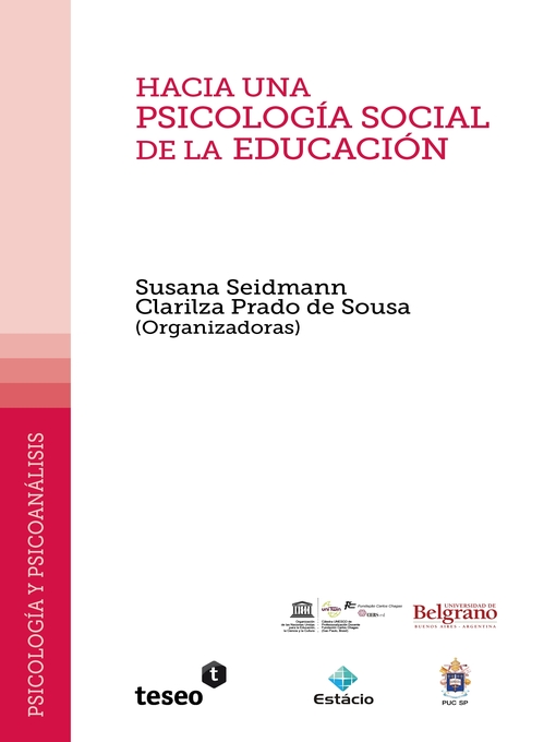 Title details for Hacia una psicología social de la educación by Susana Seidmann - Available